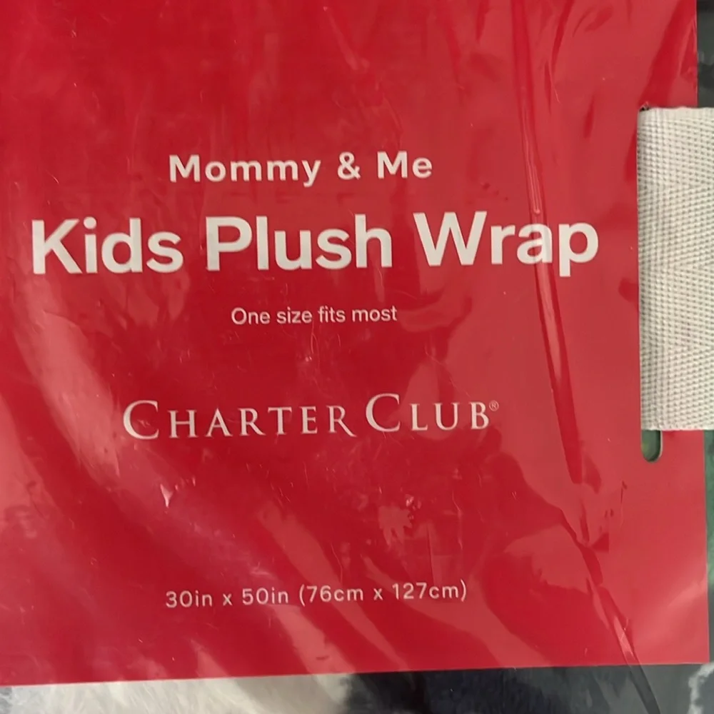 Mommy and me kids push wraps one size fits most Christmas scene new with tags - Picture 3 of 3